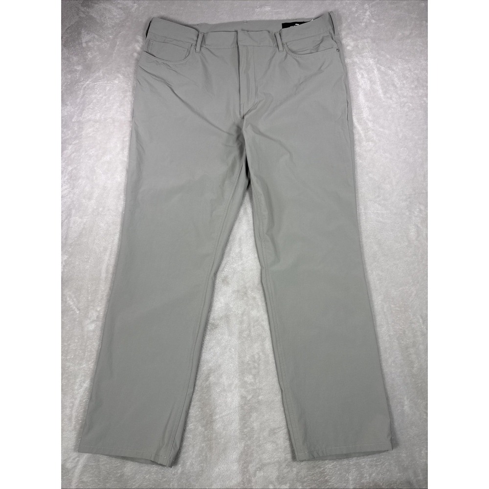 RLX Ralph Lauren Pants Mens 38x30 Gray Golf Flat Front Performance Stretch